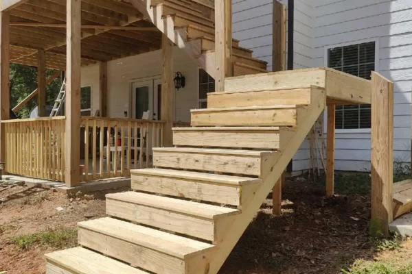 Custom Deck with Stairs