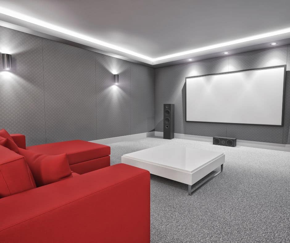 Simple Media Room Design