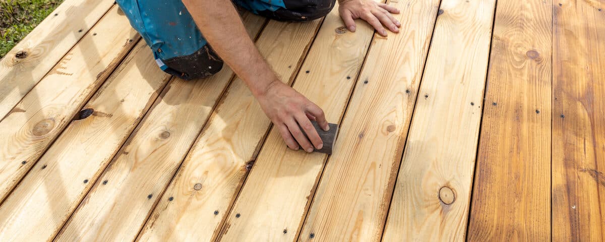 deck staining