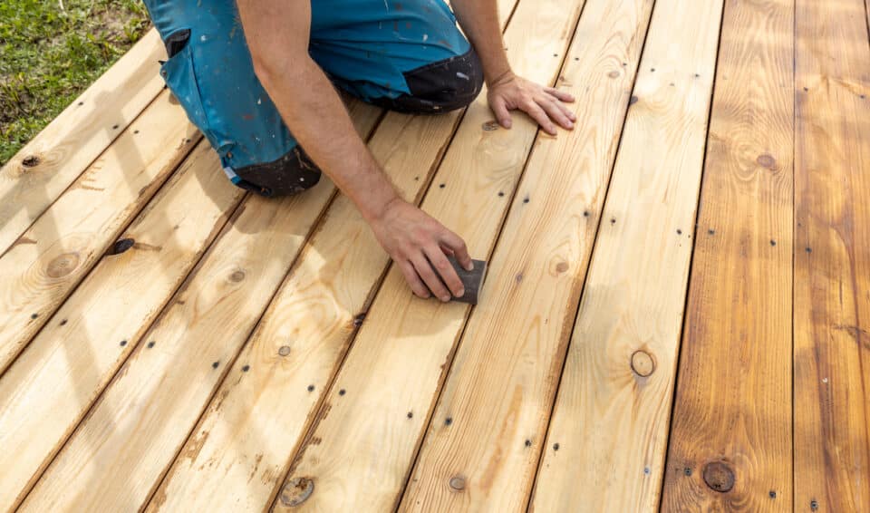 deck staining