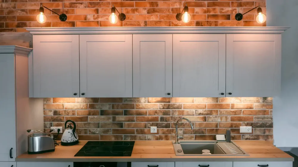 Brick Backsplash